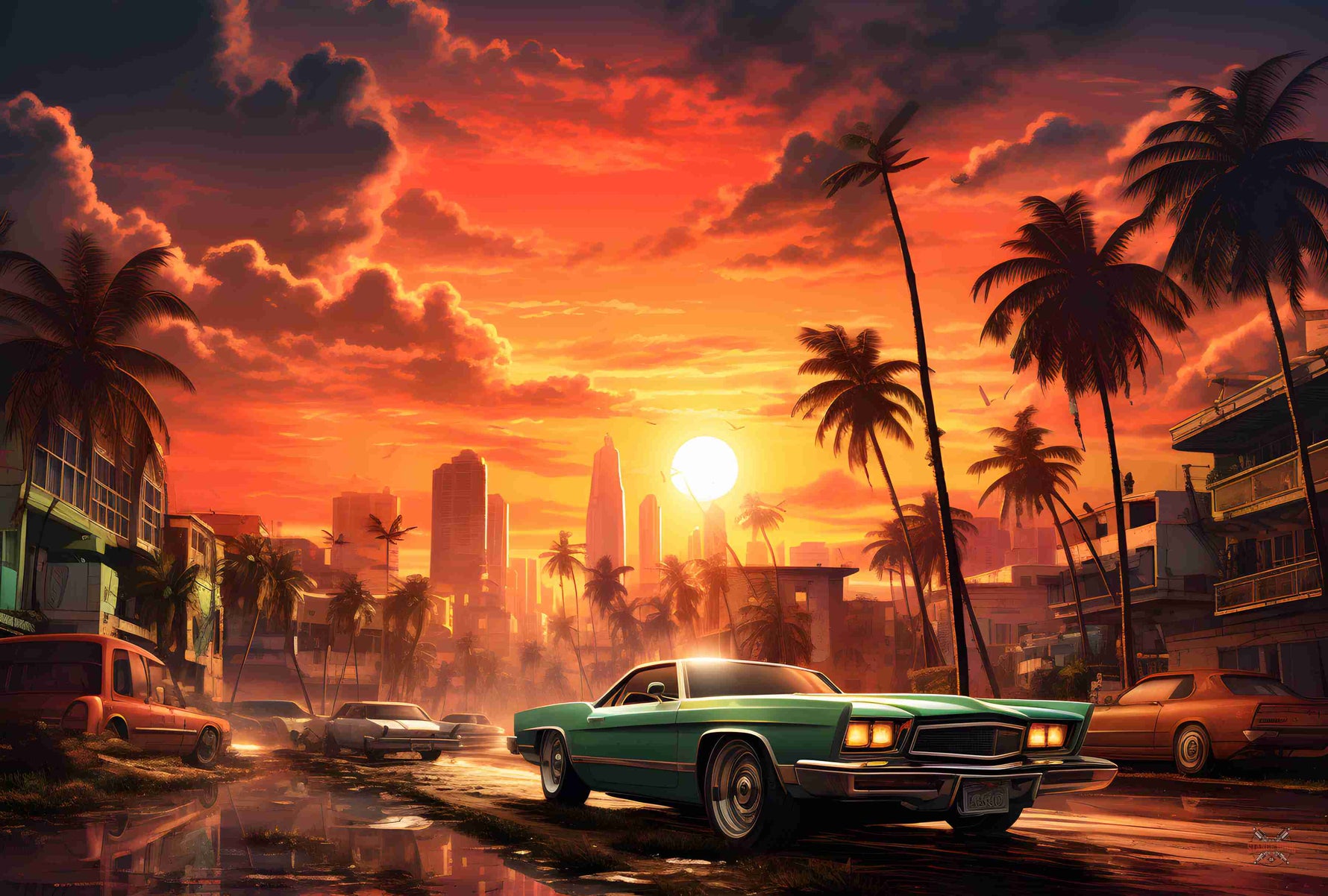 Grand Theft Cruise Landscape-Stance Bros