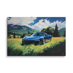 Blue NSX Water Painting (Canvas)
