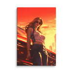 Anime California Babe (Canvas)