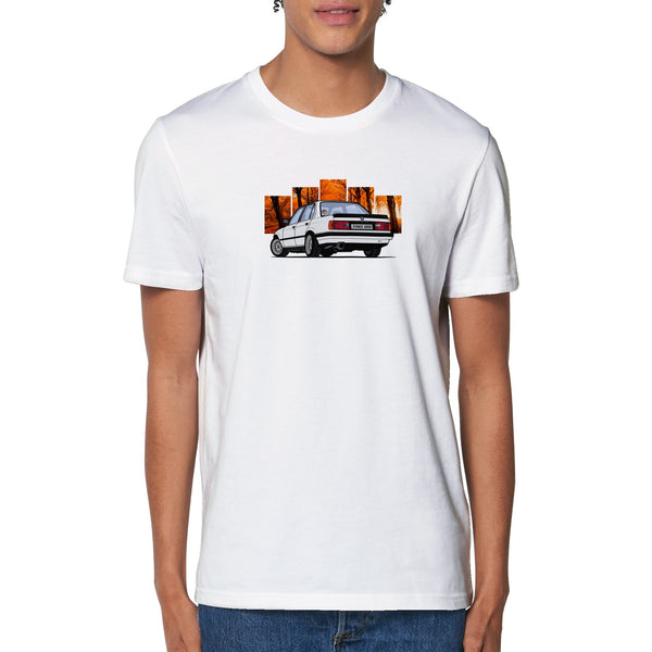 BMW E30 Canvas T-shirt-Stance Bros