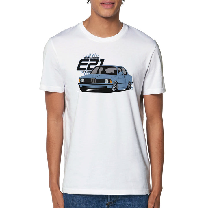 BMW E21 Blue Original 3 Series T-shirt-Stance Bros