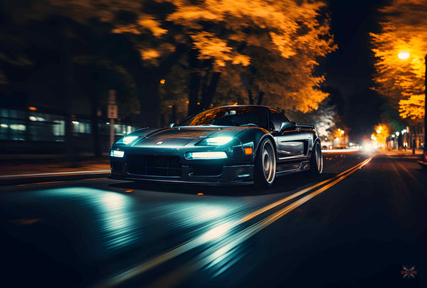 Acura NSX at Night-Stance Bros