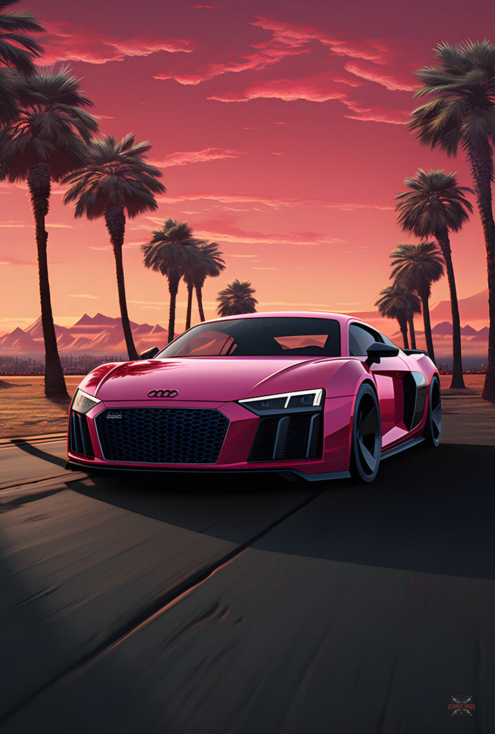Audi R8 Pink-Stance Bros