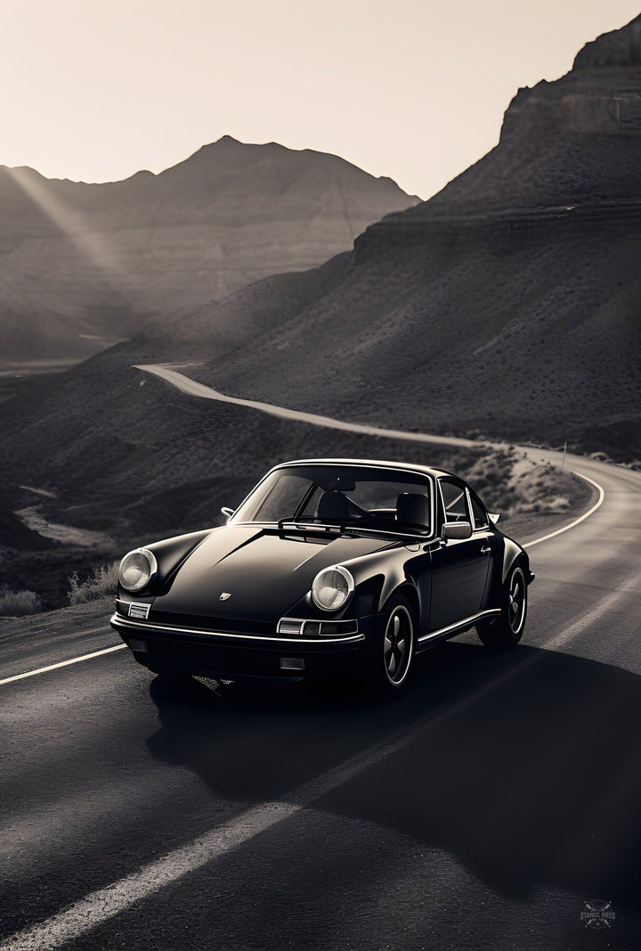 Porsche in the desert 4-Stance Bros