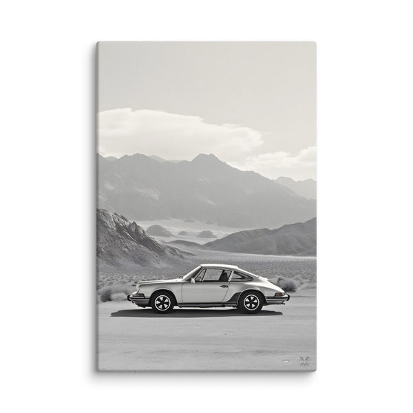 Porsche in the desert 4 (Canvas)