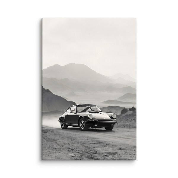 Porsche on the road 2 (Canvas)