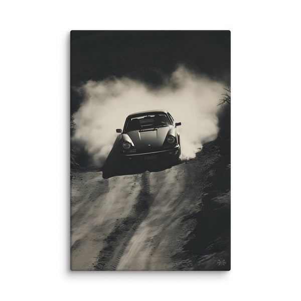 Porsche on the road 4 (Canvas)