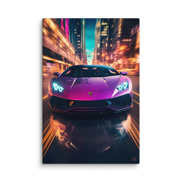 purple lambo (Canvas)