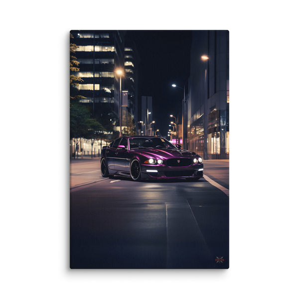 Purple Modern Jaguar (Canvas)