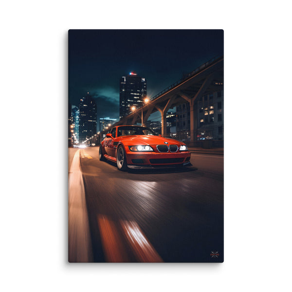 Red bmw Z3 (Canvas)