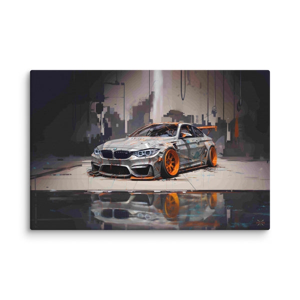 Street BMW M4 Racer (Canvas)