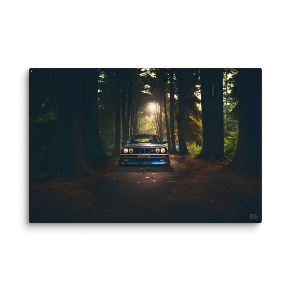 BMW e30 in the Forest (Canvas)