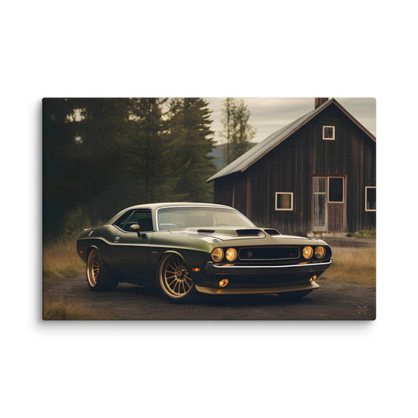 Green Hell Cat (Canvas)