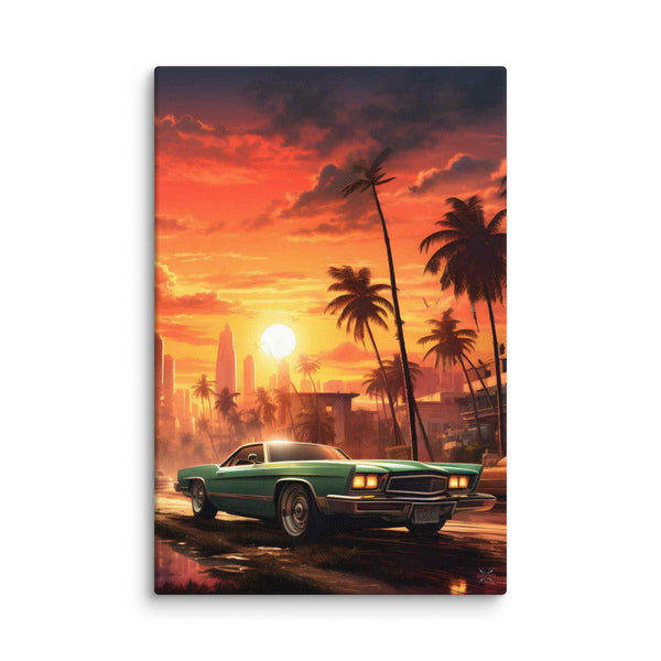 Grand Theft Cruisin (Canvas)