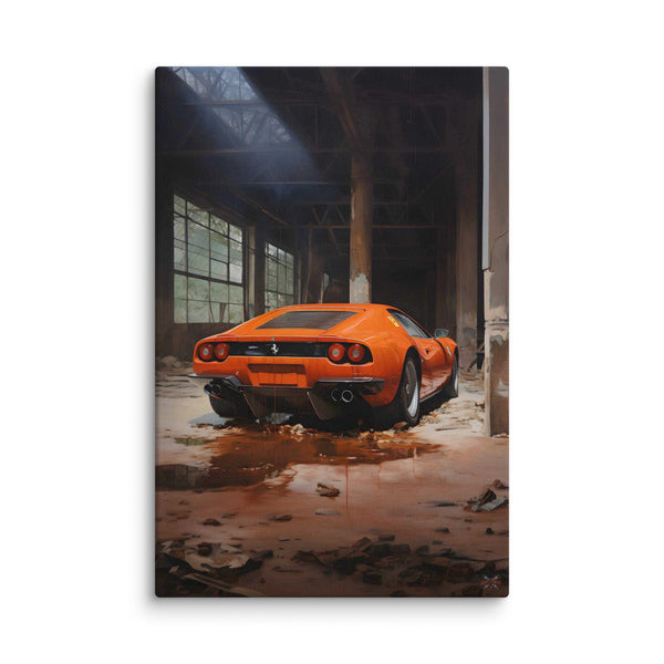 Ferrari Water Painting (Canvas)