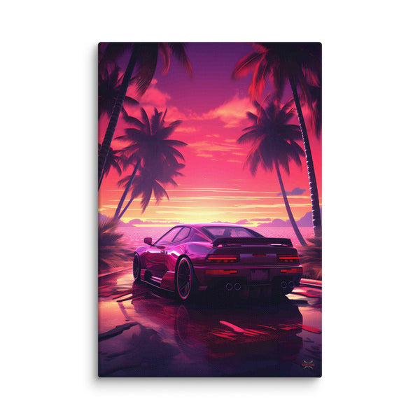 Anime Hawaii Sunset (Canvas)