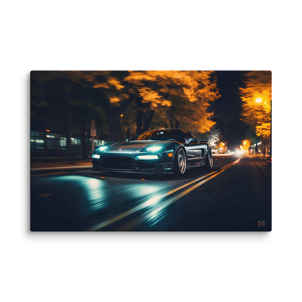 Acura NSX at Night (Canvas)